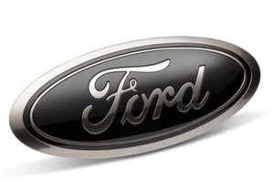 Ford Super Duty Emblem Kit - Front + Rear - Ford Racing - Oval Emblem w/Camera, Smoked Chrome - Black - `20-`22